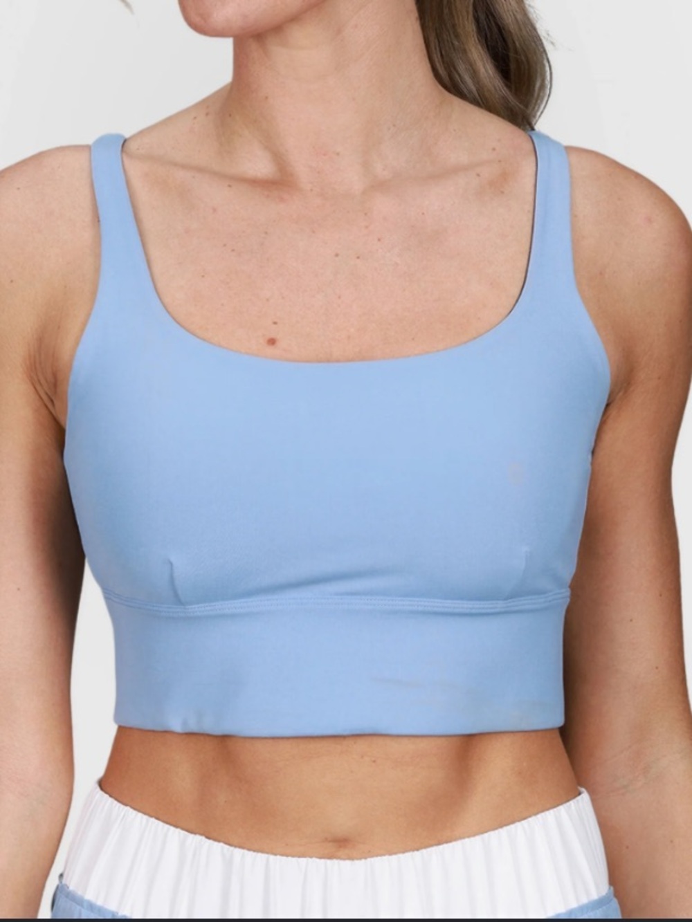 🔴 Sincerly Jules Sky Blue Longline Sports Bra